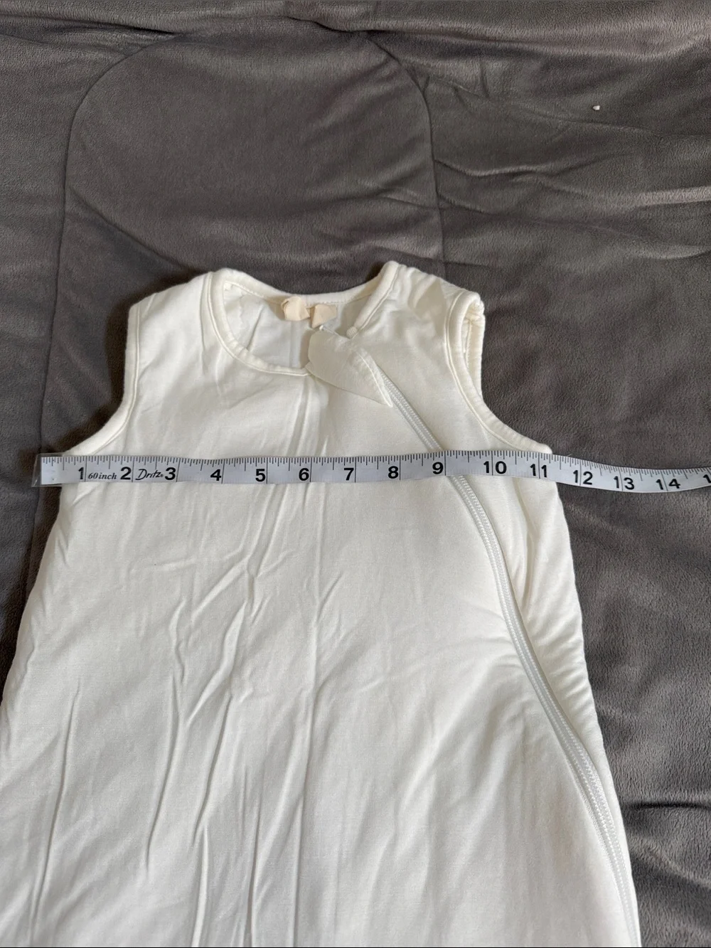 Kyte BABY Sleeveless off white Maxi thick warm & cozy Sleep Sack 6-18 mo unisex